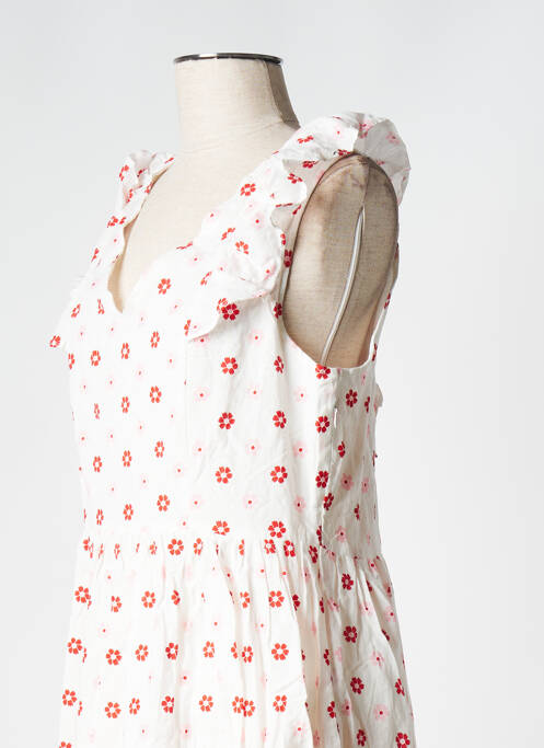 Robe courte blanc MOLLY BRACKEN pour femme