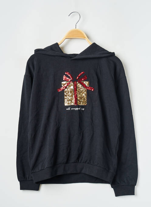 Sweat-shirt noir ONLY pour fille