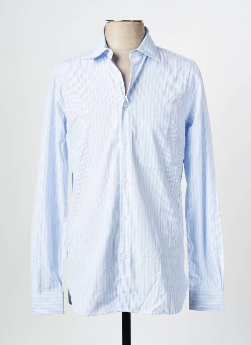 Chemise manches longues bleu SAMSOE & SAMSOE pour homme