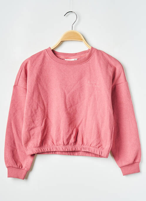 Sweat-shirt rouge ONLY pour fille