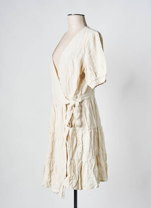 Robe courte beige Y.A.S pour femme