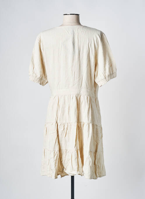 Robe courte beige Y.A.S pour femme