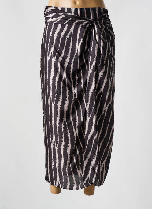 Jupe mi-longue noir IMPERIAL pour femme