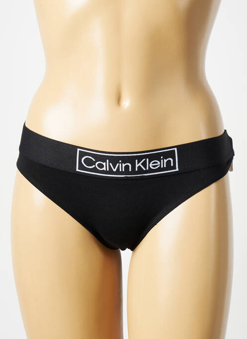 String noir CALVIN KLEIN pour femme