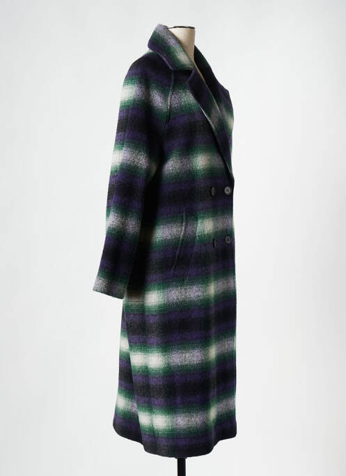 Manteau long vert HARTFORD pour femme