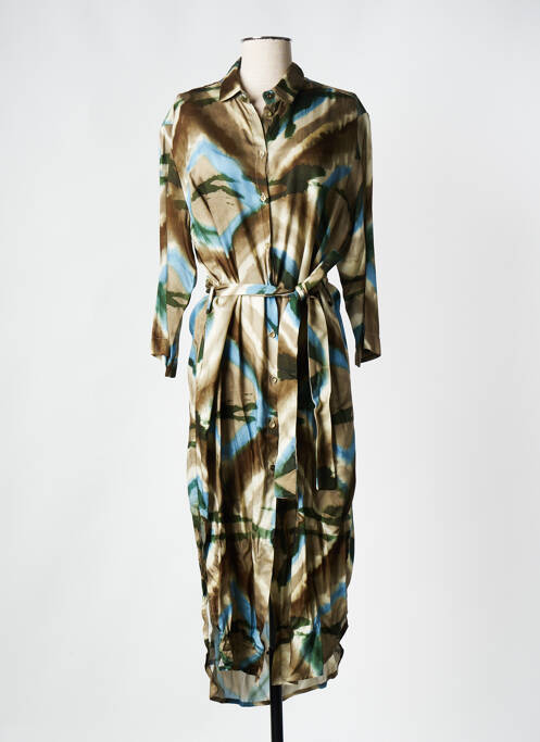 Robe longue marron PLEASE pour femme