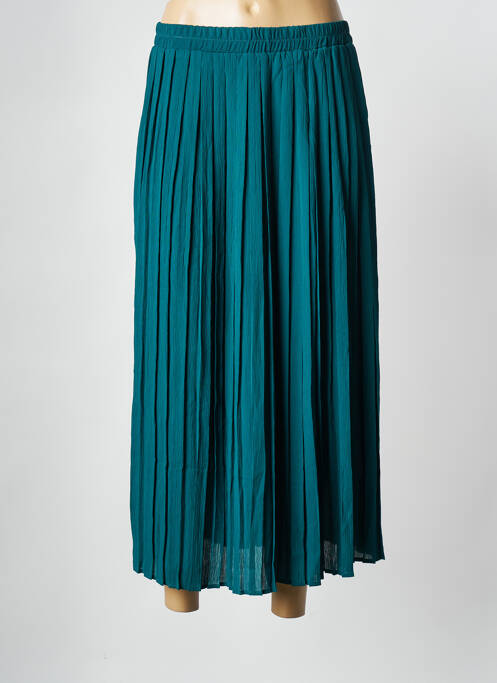 Jupe mi-longue vert GRACE & MILA pour femme