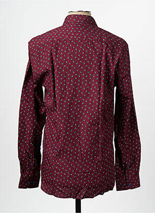 Chemise manches longues rouge ATELIER PRIVÉ homme