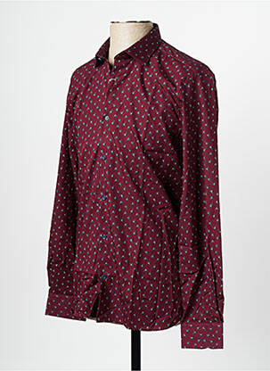 Chemise manches longues rouge ATELIER PRIVÉ homme