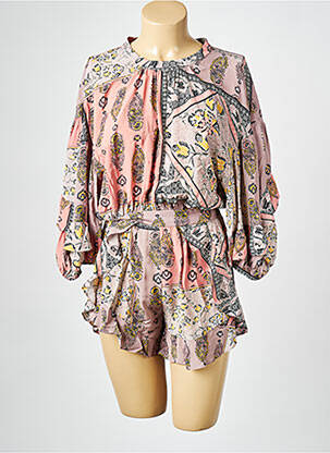 Combishort rose SESSUN femme