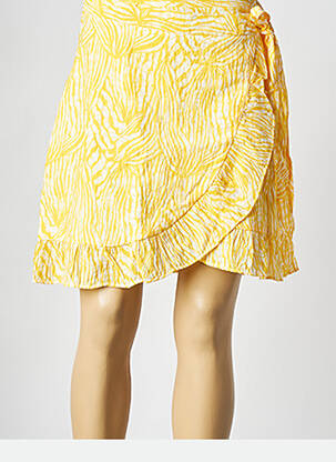 Jupe courte orange VILA femme