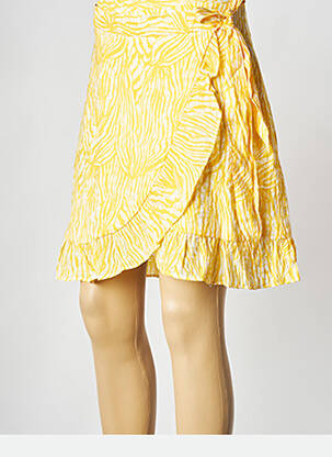 Jupe courte orange VILA femme