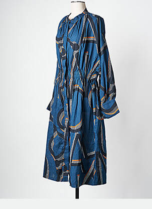 Robe mi-longue bleu MAPOESIE femme
