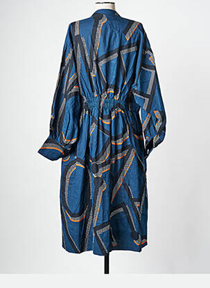 Robe mi-longue bleu MAPOESIE femme