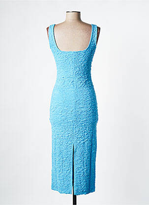 Robe mi-longue bleu SAMSOE & SAMSOE femme