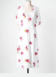 Robe mi-longue blanc PAUL SMITH femme
