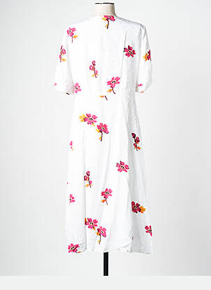 Robe mi-longue blanc PAUL SMITH femme