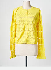 Gilet manches longues jaune TWINSET pour femme seconde vue