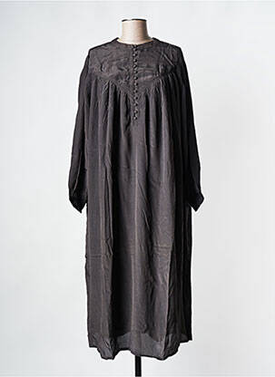 Robe mi-longue gris BELLE PIÈCE pour femme