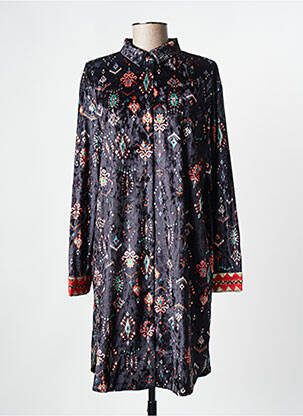 Robe courte noir WILD femme