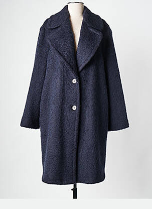 Manteau long bleu PERSONA BY MARINA RINALDI femme