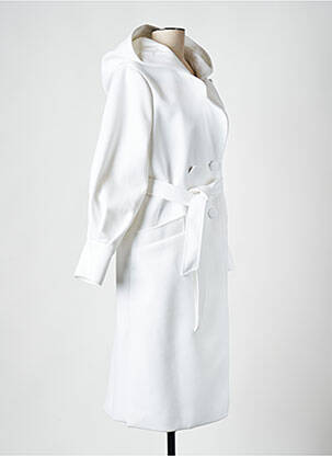 Manteau long beige TWINSET femme