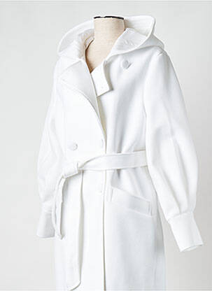 Manteau long beige TWINSET femme