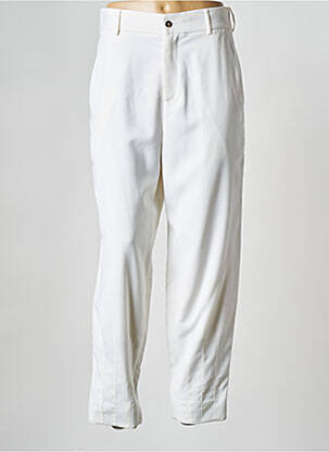 Pantalon droit blanc MARGAUX LONNBERG femme