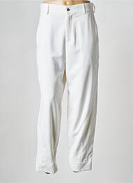 Pantalon droit blanc MARGAUX LONNBERG femme