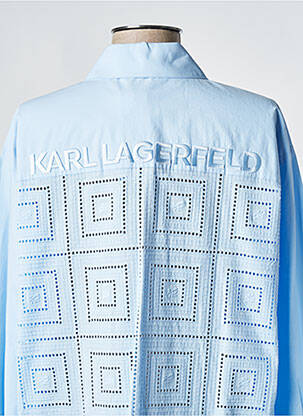 Chemisier bleu KARL LAGERFELD femme