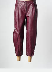 Pantalon 7/8 violet IMPERIAL pour femme seconde vue