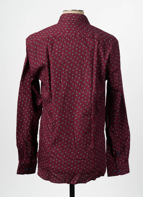 Chemise manches longues rouge ATELIER PRIVÉ pour homme