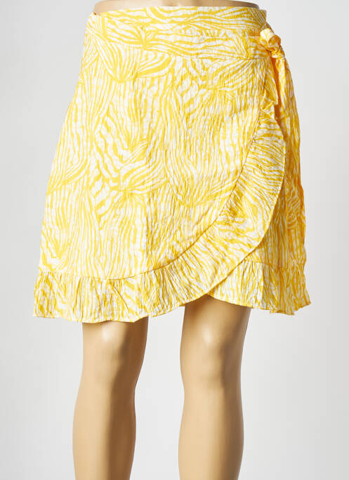 Jupe courte orange VILA pour femme