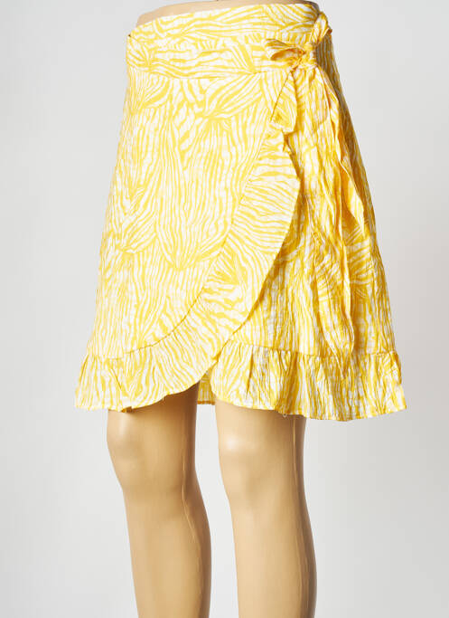 Jupe courte orange VILA pour femme