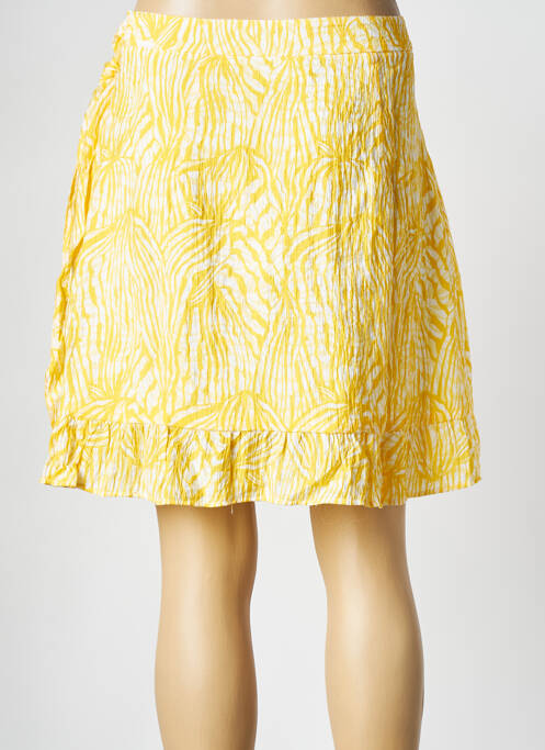 Jupe courte orange VILA pour femme