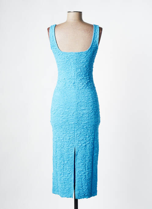 Robe mi-longue bleu SAMSOE & SAMSOE pour femme