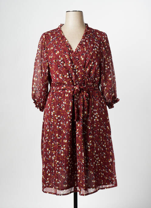 Robe mi-longue rouge ALME pour femme