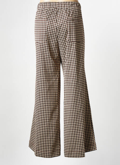 Pantalon droit marron MAT FASHION pour femme