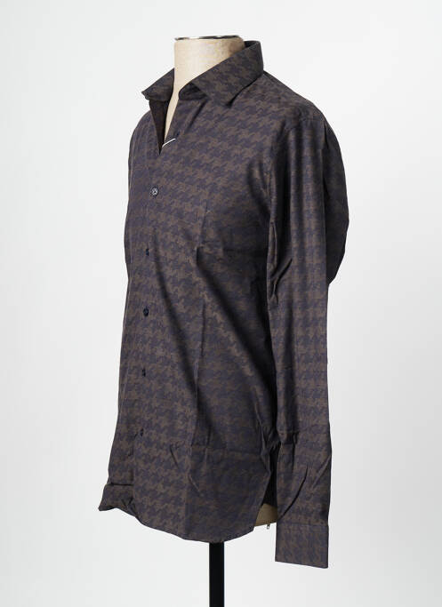 Chemise manches longues gris ATELIER PRIVÉ pour homme