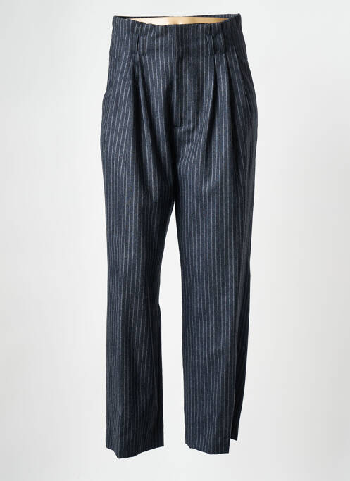 Pantalon chino bleu LAURENCE BRAS pour femme