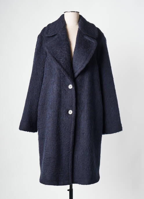 Manteau long bleu PERSONA BY MARINA RINALDI pour femme