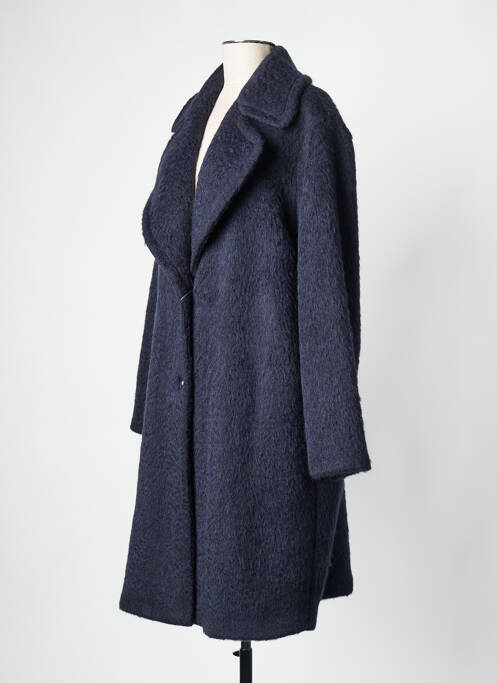 Manteau long bleu PERSONA BY MARINA RINALDI pour femme
