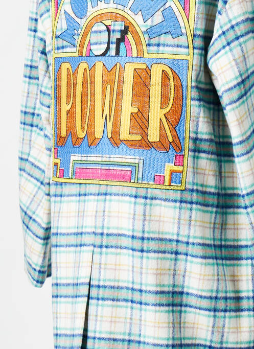 Manteau long multicolore SAK'S pour femme