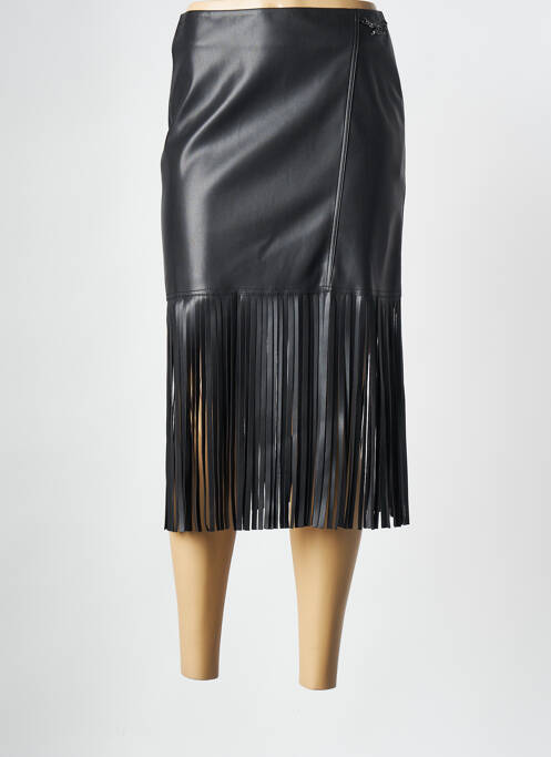 Jupe mi-longue noir KARL LAGERFELD pour femme