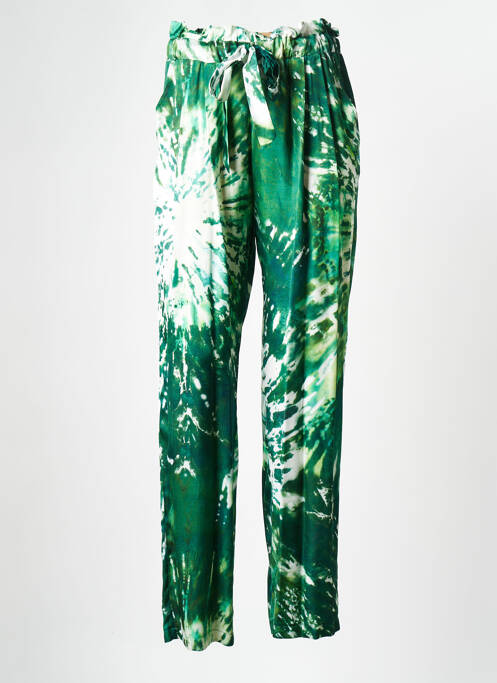 Pantalon droit vert LA PETITE FRANCAISE pour femme