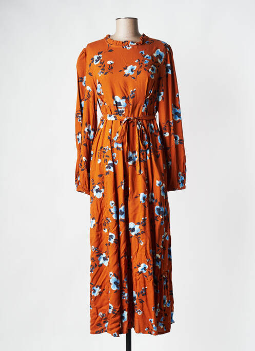 Robe longue marron MAMALICIOUS pour femme