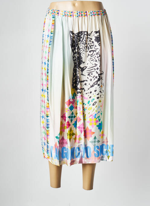 Jupe mi-longue multicolore SAK'S pour femme