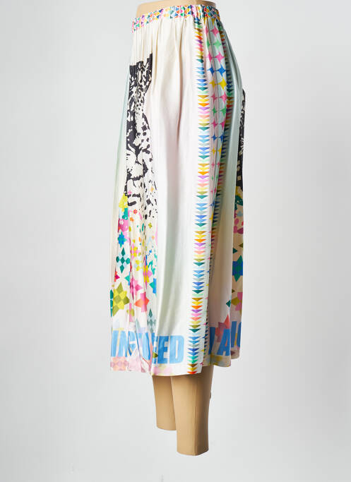 Jupe mi-longue multicolore SAK'S pour femme