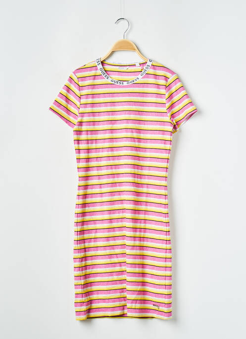 Robe courte rose GUESS pour fille