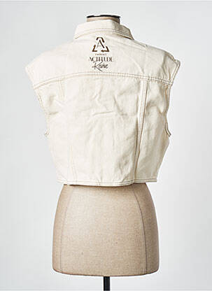 Veste en jean beige TWINSET femme